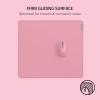 imageRazer Strider Hybrid Mouse Mat with a Soft Base ampamp Smooth Glide Firm Gliding Surface  AntiSlip Base  Rollable ampamp Portable  AntiFraying Stitched Edges  WaterResistant  LargeQuartz Pink