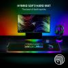 imageRazer Strider Hybrid Mouse Mat with a Soft Base ampamp Smooth Glide Firm Gliding Surface  AntiSlip Base  Rollable ampamp Portable  AntiFraying Stitched Edges  WaterResistant  LargeChroma
