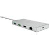 imageRazer USB C Dock 11Port Travel Charging Station for Windows MacBook Laptop iPad Surface Chromebook Type C HDMI Ethernet MicroSD  4K 60 Hz Display  85 W Tablets  Mobile Fast Charge  Mercury