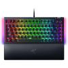 imageRazer BlackWidow V4 75 Mechanical Gaming Keyboard Hot Swappable Design  Compact ampamp Durable  Orange Tactile Switches  Chroma RGB  Roller ampamp Media Keys  Wrist Rest  Snap Tap  WhiteBlack