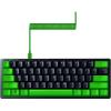 imageRazer Huntsman Mini 60 Gaming Keyboard  PBT Keycap  Coiled Cable Upgrade Set Bundle Classic BlackClicky Optical  Quartz PinkBlack Keyboard  Green Upgrade Set