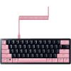 imageRazer Huntsman Mini 60 Gaming Keyboard  PBT Keycap  Coiled Cable Upgrade Set Bundle Classic BlackClicky Optical  Quartz PinkBlack Keyboard  Pink Upgrade Set