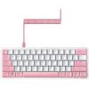 White Keyboard  Pink Upgrade Set
