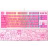 imageRazer Ornata V3 TKL Gaming Keyboard LowProfile Keys  MechaMembrane Switches  UVCoated Keycaps  Backlit Media Keys  8Zone RGB Lighting  Magnetic Wrist Wrest  Hello Kitty ampamp Friends Edition