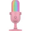 imageRazer Seiren V3 Chroma RGB USB Microphone Stream ampamp Game Reactive Lighting  TaptoMute Sensor  Condenser Mic  Digital Gain Limiter ampamp Shock Absorber  PC Discord OBS Studio XSplit  BlackQuartz Pink