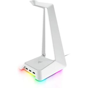imageRazer Base Station V2 Chroma Headphone Headset Stand Holder Chroma RGB Lighting  Taller Stand ampamp AntiSlip Ledge  USB Charging Ports  AntiSlip Rubber Base  35mm Port  Builtin DAC  BlackMercury White