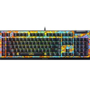 imageRazer BlackWidow V4 X Mechanical Gaming Keyboard Green Switches Tactile ampamp Clicky  6 Macro Keys  Chroma RGB  Doubleshot ABS Keycaps  Sound Dampening ampamp Stabilizers  Minecraft EditionPokmon Edition