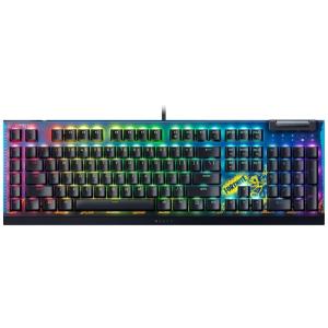imageRazer BlackWidow V4 X Mechanical Gaming Keyboard Green Switches Tactile ampamp Clicky  6 Macro Keys  Chroma RGB  Doubleshot ABS Keycaps  Sound Dampening ampamp Stabilizers  Minecraft EditionFortnite Edition