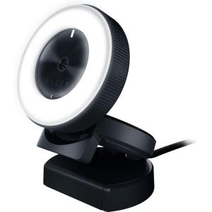 imageRazer Kiyo Streaming Webcam 1080p 30 FPS  720p 60 FPS  Ring Light wAdjustable Brightness  Builtin Microphone  Advanced AutofocusKiyo
