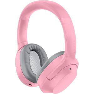 imageRazer Opus X Wireless Low Latency Headset Active Noise Cancellation ANC  Bluetooth 5060ms Low Latency  CustomedTuned 40mm Drivers  Builtin Microphones  QuartzQuartz Pink