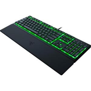 imageRazer Ornata V3 X Gaming Keyboard Low Profile Keys  Silent Membrane Switches  Spill Resistant  Chroma RGB Lighting  Ergonomic Wrist Rest  Snap Tap