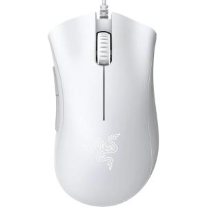 imageRazer DeathAdder Essential Gaming Mouse 6400 DPI Optical Sensor  5 Programmable Buttons  Mechanical Switches  Rubber Side Grips  Mercury WhiteMercury White