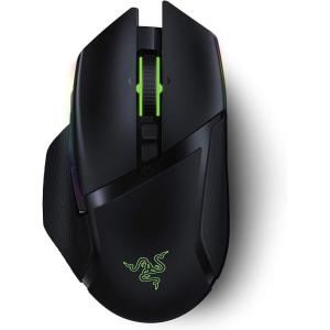 imageRazer Basilisk Ultimate HyperSpeed Wireless Gaming Mouse Fastest Gaming Mouse Switch  20K DPI Optical Sensor  Chroma RGB Lighting  11 Programmable Buttons  100 Hr Battery  Classic BlackMouse  Dock
