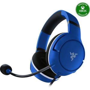 imageRazer Kaira X Wired Headset for Xbox Series XS Xbox One PC Mac ampamp Mobile Devices Triforce 50mm Drivers  HyperClear Cardioid Mic  Flowknit Memory Foam Ear Cushions  OnHeadset Controls  BlackBlue