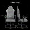 imageRazer Iskur V2 X Ergonomic Gaming Chair Builtin Lumbar Support  Widened Seat  High Density Foam Cushions  Adjustable 152 Degree Recline  2D Armrests  Plush Fabric  Counter Strike 2 EditionDark Grey