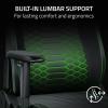 imageRazer Iskur V2 X NewGen Ergonomic Gaming Chair Gen2 EPU Leather with Cooltouch  Lumbar Support  UltraWide Base  Foam Cushions  Adjustable 152 Degree Recline  2D Armrests  BlackGreen