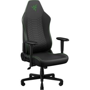 imageRazer Iskur V2 X NewGen Ergonomic Gaming Chair Gen2 EPU Leather with Cooltouch  Lumbar Support  UltraWide Base  Foam Cushions  Adjustable 152 Degree Recline  2D Armrests  BlackGreen