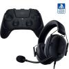 imageRazer PlayStation Bundle Raiju V3 Pro Wireless Controller for PS5  BlackShark V2 X Gaming Headset for PS5 Officially Licensed for PlayStation  Black