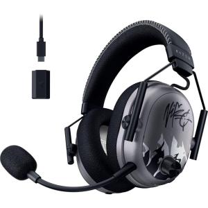 imageRazer BlackShark V3 Pro Wireless ANC Gaming Headset for PC Full Band Mic  50mm Driver  24 GHz Bluetooth USB 35mm  Works with PC Mac PS5 Nintendo Switch  Long Battery Life  Niko EditionNiko Edition