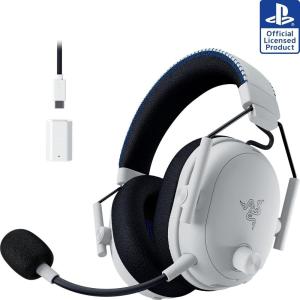 imageRazer BlackShark V3 Pro Wireless ANC Gaming Headset for PC Full Band Mic  50mm Driver  24 GHz Bluetooth USB 35mm  Works with PC Mac PS5 Nintendo Switch  Long Battery Life  Niko EditionWhite