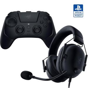 imageRazer PlayStation Bundle Raiju V3 Pro Wireless Controller for PS5  BlackShark V2 X Gaming Headset for PS5 Officially Licensed for PlayStation  Black
