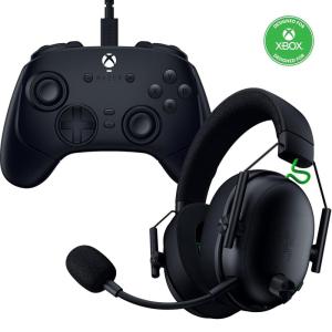 imageRazer Xbox Bundle Wolverine V3 Tournament Edition Wired Gaming Controller  BlackShark V3 Wireless Gaming Headset Officially Licensed for Xbox Series XS Xbox One  Black