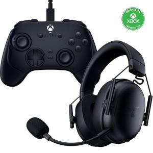 imageRazer Xbox Bundle Wolverine V3 Tournament Edition Wired Gaming Controller  BlackShark V3 X Hyperspeed Wireless Gaming Headset Officially Licensed for Xbox Series XS Xbox One  Black