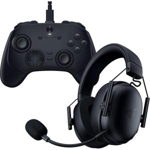 imageRazer PC Bundle Wolverine V3 Tournament Edition 8K Wired Gaming Controller  BlackShark V3 X HyperSpeed Wireless Gaming Headset Black