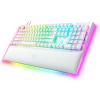 imageRazer BlackWidow V4 Pro Wired Mechanical Gaming Keyboard Green Switches Tactile amp Clicky  Doubleshot ABS Keycaps  Command Dial  8 Dedicated Macro Keys  Chroma RGB  Magnetic Wrist Rest  White