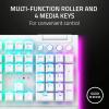 imageRazer BlackWidow V4 Pro Wired Mechanical Gaming Keyboard Green Switches Tactile amp Clicky  Doubleshot ABS Keycaps  Command Dial  8 Dedicated Macro Keys  Chroma RGB  Magnetic Wrist Rest  White