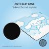 imageRazer Gigantus V2 Soft Gaming Mouse Pad Medium Textured MicroWeave Cloth Surface  Thick HighDensity Rubber Foam  Anti Slip Base  Cinnamoroll Edition