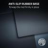 imageRazer Atlas Pro Tempered Glass Gaming Mouse Mat  UltraThin 19mm Dirt and Scratch Resistant UltraSmooth LowFriction Surface Optimized for Optical Sensors AntiSlip Base  Black