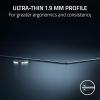 imageRazer Atlas Pro Tempered Glass Gaming Mouse Mat  UltraThin 19mm Dirt and Scratch Resistant UltraSmooth LowFriction Surface Optimized for Optical Sensors AntiSlip Base  Black