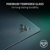 imageRazer Atlas Pro Tempered Glass Gaming Mouse Mat  UltraThin 19mm Dirt and Scratch Resistant UltraSmooth LowFriction Surface Optimized for Optical Sensors AntiSlip Base  Black