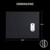imageRazer Atlas Pro Tempered Glass Gaming Mouse Mat  UltraThin 19mm Dirt and Scratch Resistant UltraSmooth LowFriction Surface Optimized for Optical Sensors AntiSlip Base  Black