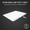 imageRazer Firefly V2 Pro Fully Illuminated RGB Gaming Mouse Mat Backlit Design  15 Zone Chroma Lighting  USB 20 Port  Detachable USB Type C Cable  Micro Textured Surface  Anti Slip BaseWhite
