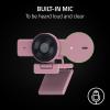 imageRazer Kiyo V2 X Streaming Webcam 1440p 60 FPS  Auto Focus  Builtin Microphone  Wide Angle Lense  Integrated Privacy Shutter  Works with OBS Xsplit Streamlabs Discord Zoom Teams  PinkPink