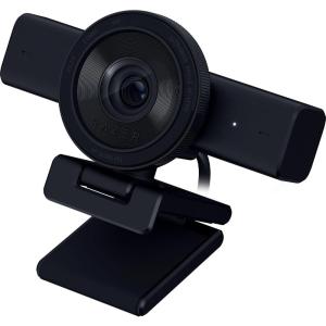 imageRazer Kiyo V2 Streaming Webcam 4K 30 FPS 1080p 60 FPS  AI Powered AutoFraming  Builtin Microphone  Ultrawide Angle Lens  Privacy Cover  Works with OBS Xsplit Discord Zoom Teams  PinkBlack