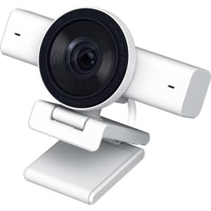 imageRazer Kiyo V2 Streaming Webcam 4K 30 FPS 1080p 60 FPS  AI Powered AutoFraming  Builtin Microphone  Ultrawide Angle Lens  Privacy Cover  Works with OBS Xsplit Discord Zoom Teams  PinkWhite