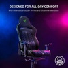 image:imageRazer Enki Gaming Chair AllDay Gaming Comfort  Builtin Lumbar Arch  Optimized Cushion Density  DualTextured EcoFriendly Synthetic Leather  Reactive Seat Tilt amp 152Degree Recline  BlackBlackGreen
