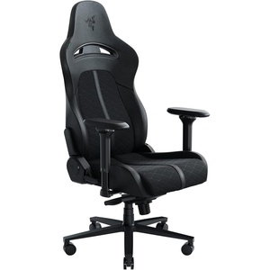 image:imageRazer Enki Gaming Chair AllDay Gaming Comfort  Builtin Lumbar Arch  Optimized Cushion Density  DualTextured EcoFriendly Synthetic Leather  Reactive Seat Tilt amp 152Degree Recline  BlackBlack