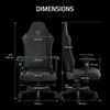 image:imageRazer Iskur V2 X Ergonomic Gaming Chair  Builtin Lumbar Support Widened Seat Base HighDensity Foam Cushions Adjustable 152 Recline 2D Armrests Plush Fabric Finish PC Gaming  L33T Edition