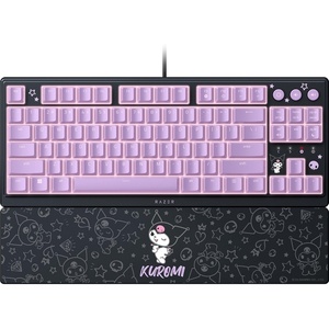 image:imageRazer Ornata V3 TKL Gaming Keyboard LowProfile Keys  MechaMembrane Switches  UVCoated Keycaps  Backlit Media Keys  8Zone RGB Lighting  Magnetic Wrist Wrest  Cinnamoroll EditionKuromi Edition
