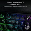 image:imageRazer Pro Type Ergo Wireless Split Ergonomic RGB Keyboard  Adjustable Tilt Wrist Rest Natural Typing Multi Device Connectivity 24 GHz Bluetooth USB Type C WindowsMac Compatible  Black