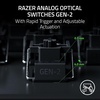 image:imageRazer Huntsman V3 TKL 8KHz Esports Gaming Keyboard  Analog Optical Switches Gen 2 with Rapid Trigger Adjustable Actuation Snap Tap PBT Keycaps True 8000hz Polling Rate Onboard Memory  Black
