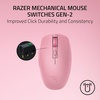 image:imageRazer Orochi V2 Wireless Gaming Mouse  Ultra Lightweight amp Portable Bluetooth amp 24GHz Wireless Connectivity 18K DPI Up to 1100 Hr Battery Life Compatible with PC amp Mac  Quartz PinkQuartz