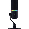 image:imageRazer Seiren V3 Pro Microphone  Dynamic USB Type C amp XLR Streaming Mic 32bit Float Support Builtin Audio DSP AI Noise Removal Shock Absorber amp Pop Filter Chroma RGB Lighting Ring  Black